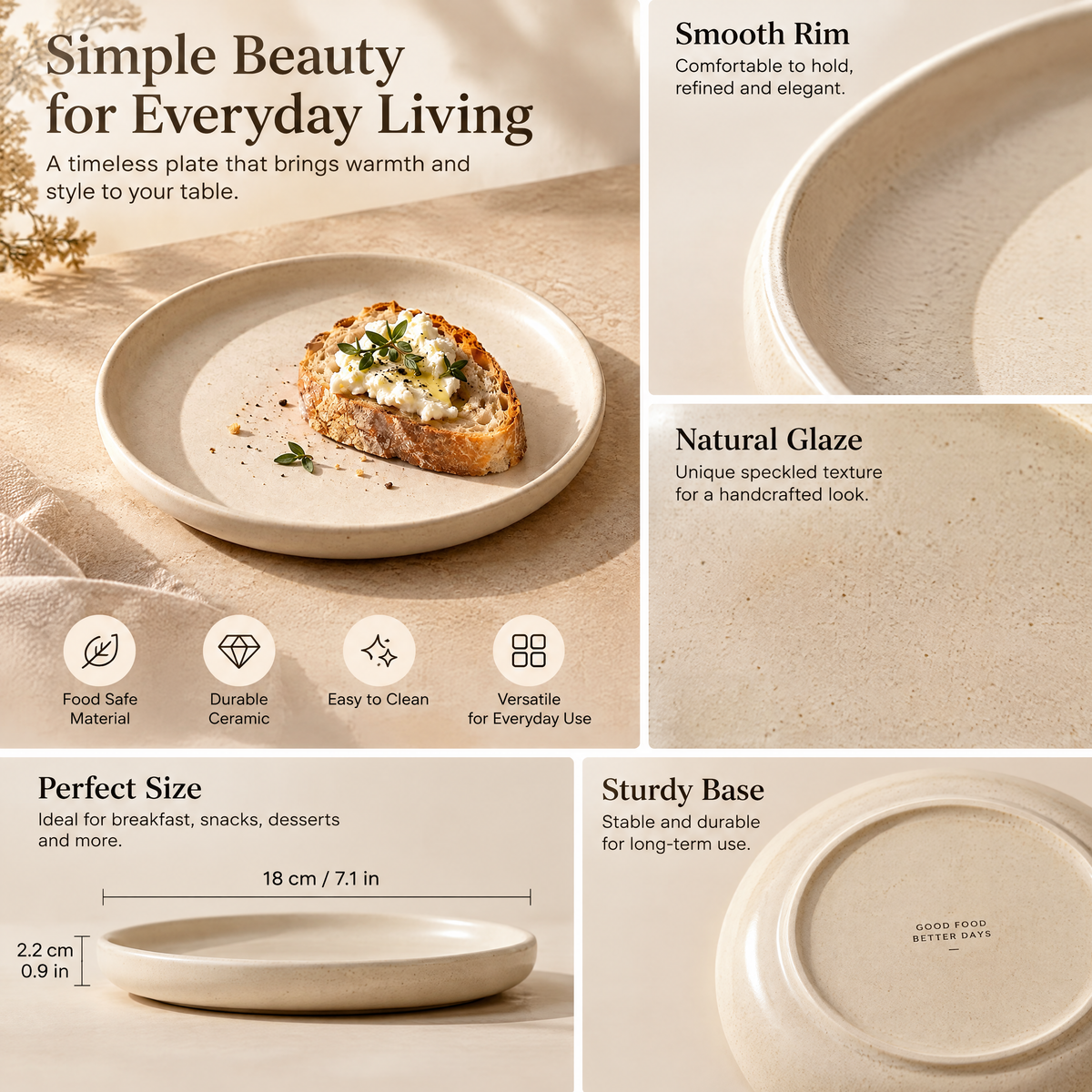 Side Plate Set - details