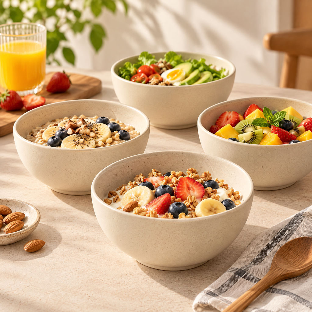 Breakfast Cereal Bowl Set - lifestyle