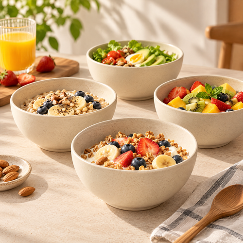 Breakfast Cereal Bowl Set - lifestyle