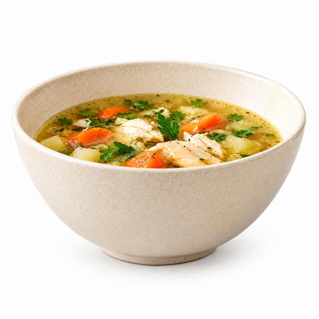 Deep Soup Bowl Set - white background
