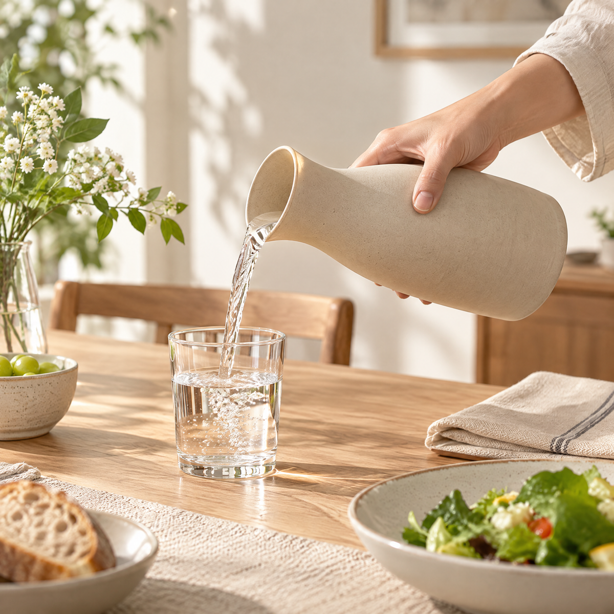 Tabletop Water Carafe - lifestyle