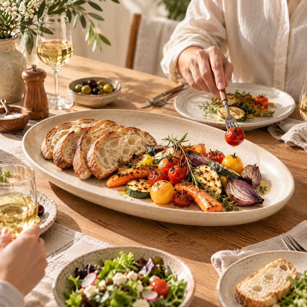 Large Serving Platter - lifestyle