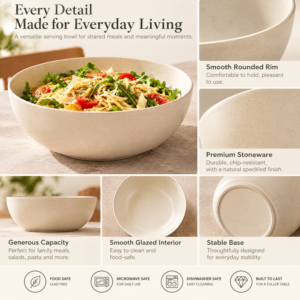 Family Serving Bowl - details