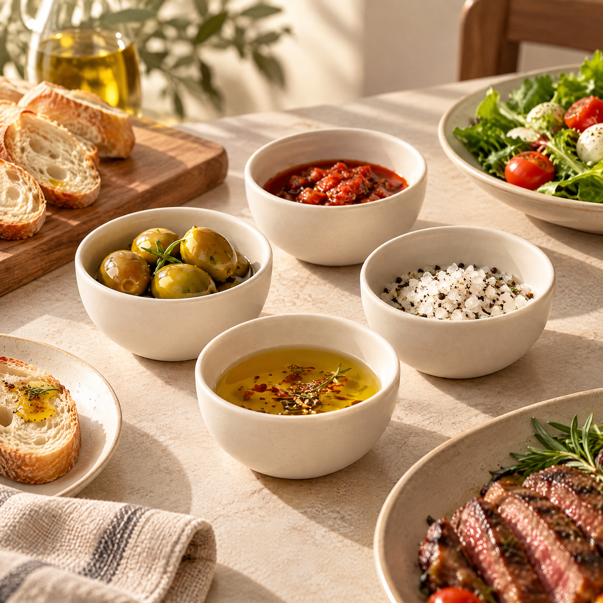 Condiment Bowl Set - lifestyle