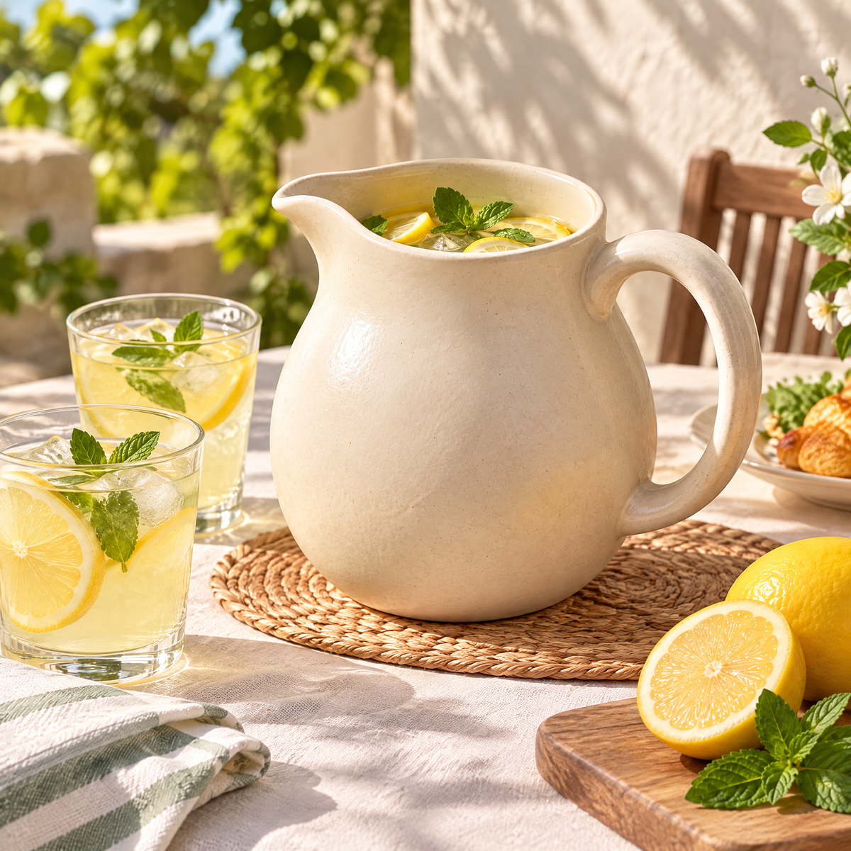 Entertaining Beverage Pitcher - lifestyle